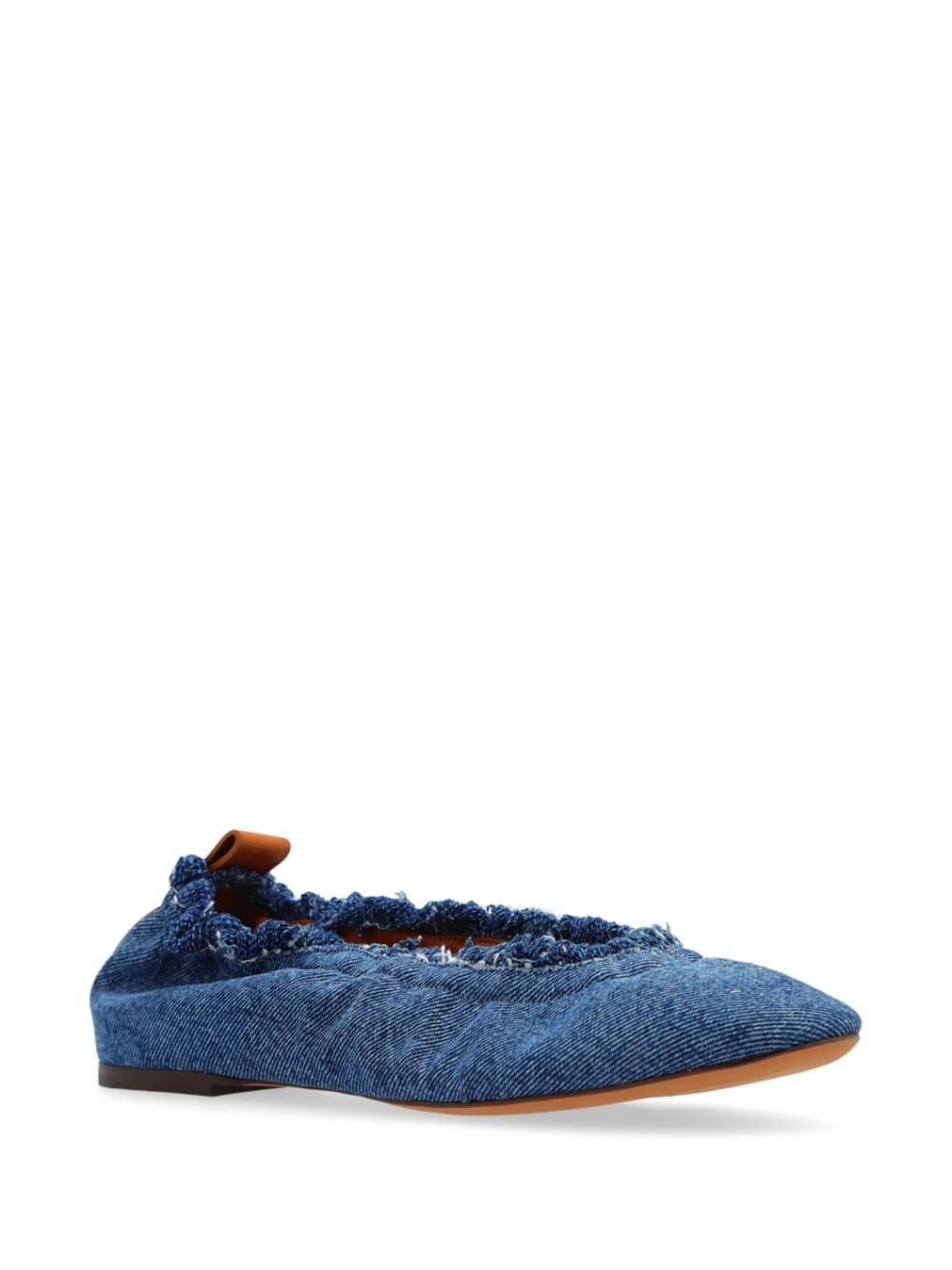 denim ballerina shoes - 2