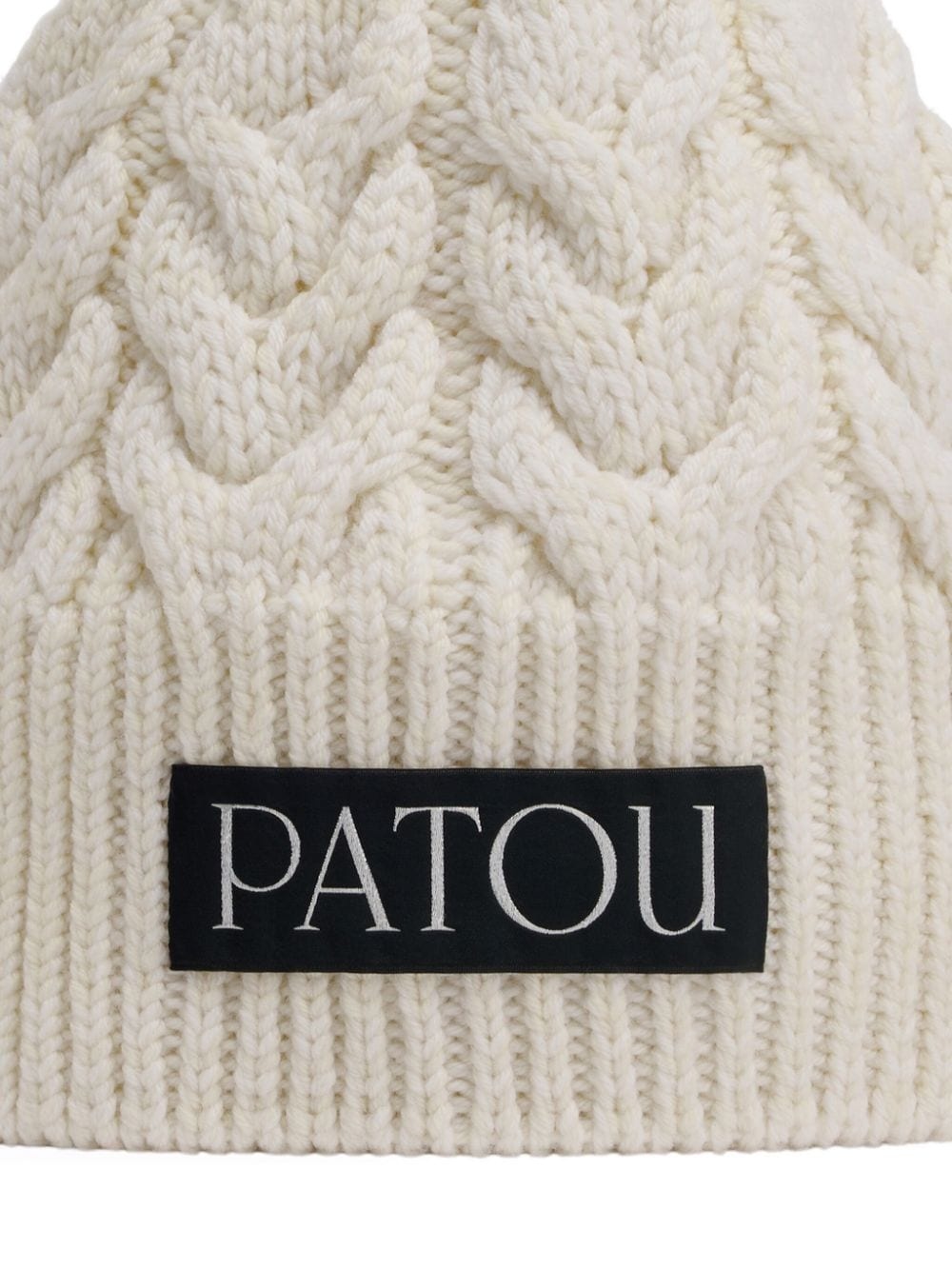 logo-patch beanie - 2