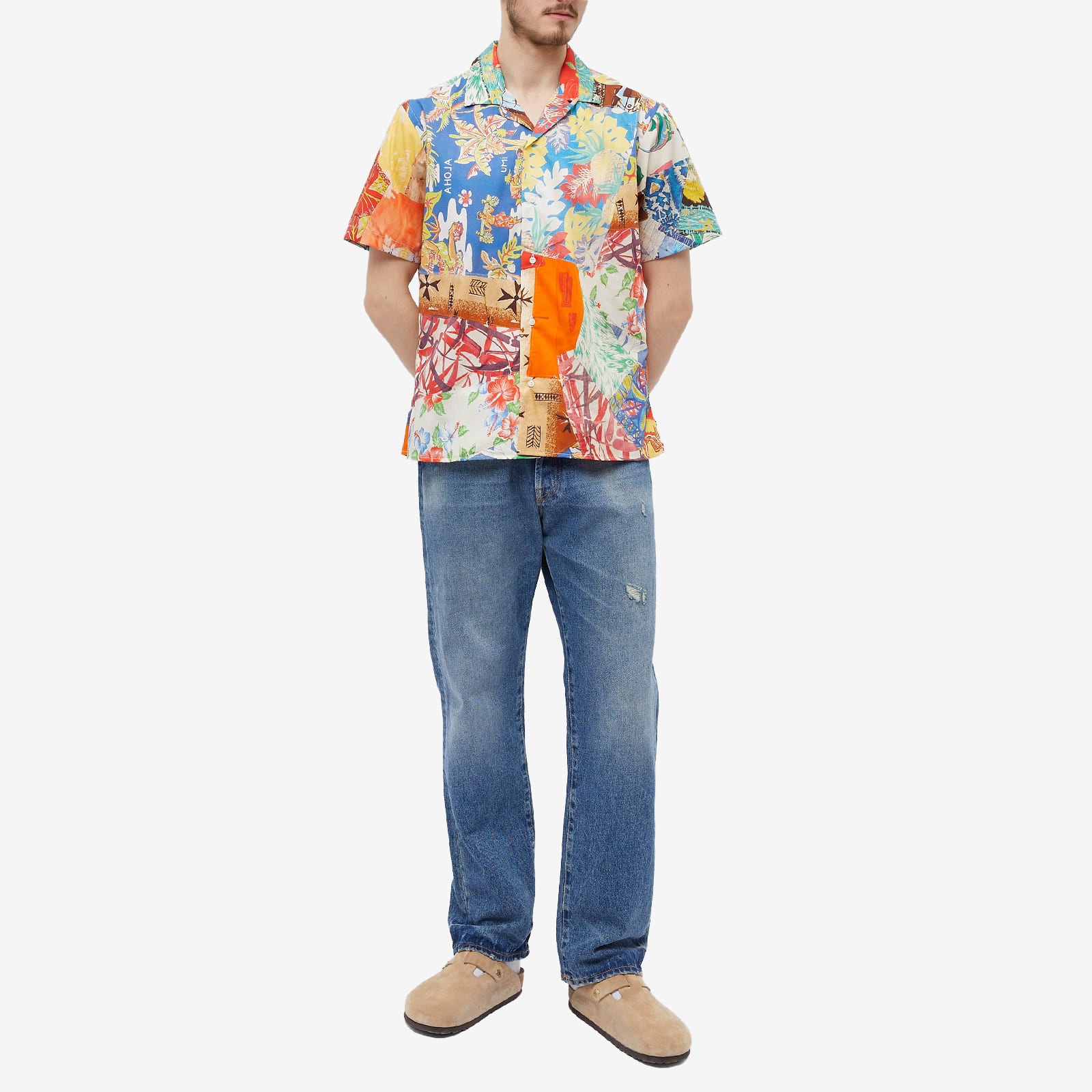 Gitman Vintage Aloha Quilt Print Camp Collar Shirt - 4
