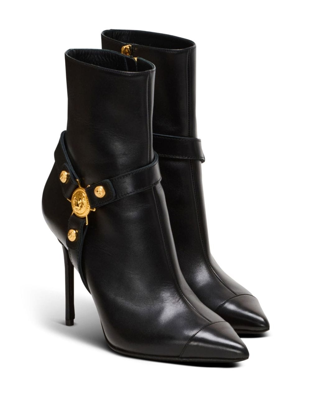 Eva 95mm logo-plaque ankle boots - 2
