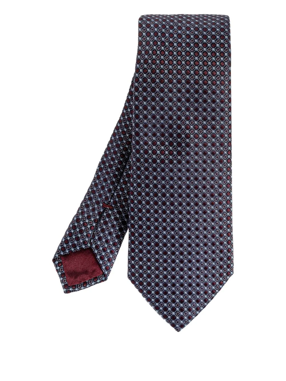 geometric print tie - 1