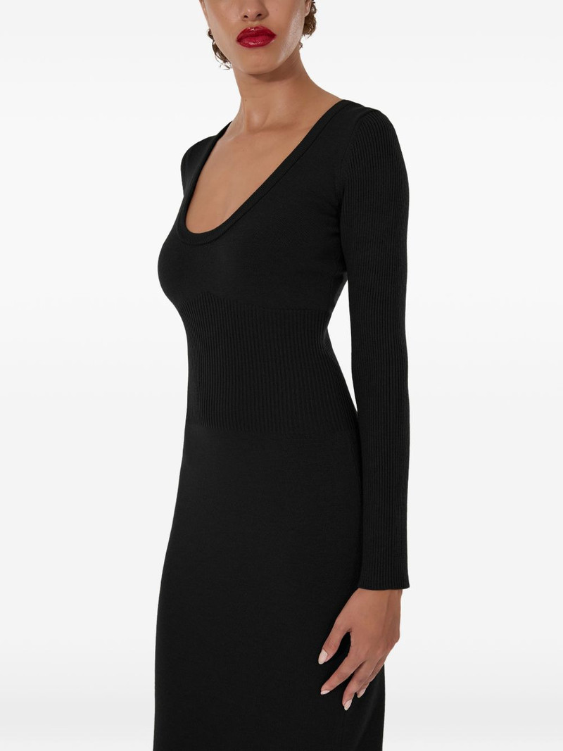 long-sleeve luxe merino dress 4