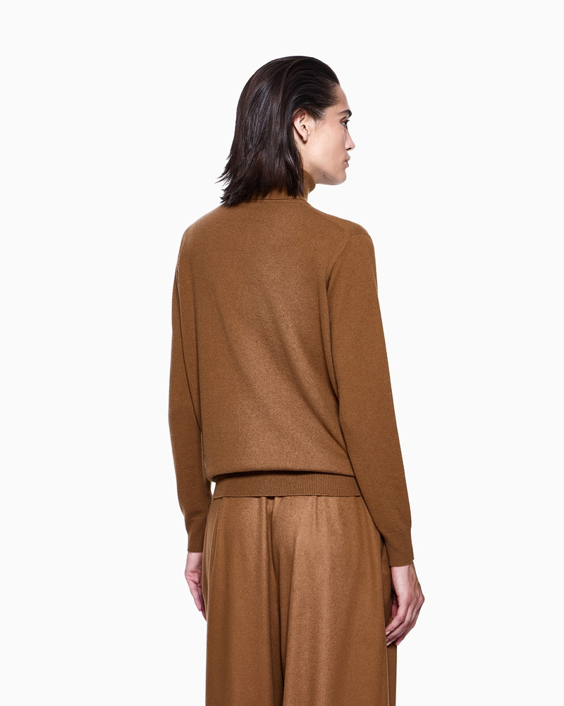 VICUÑA WOOL MOCK-NECK JUMPER 3