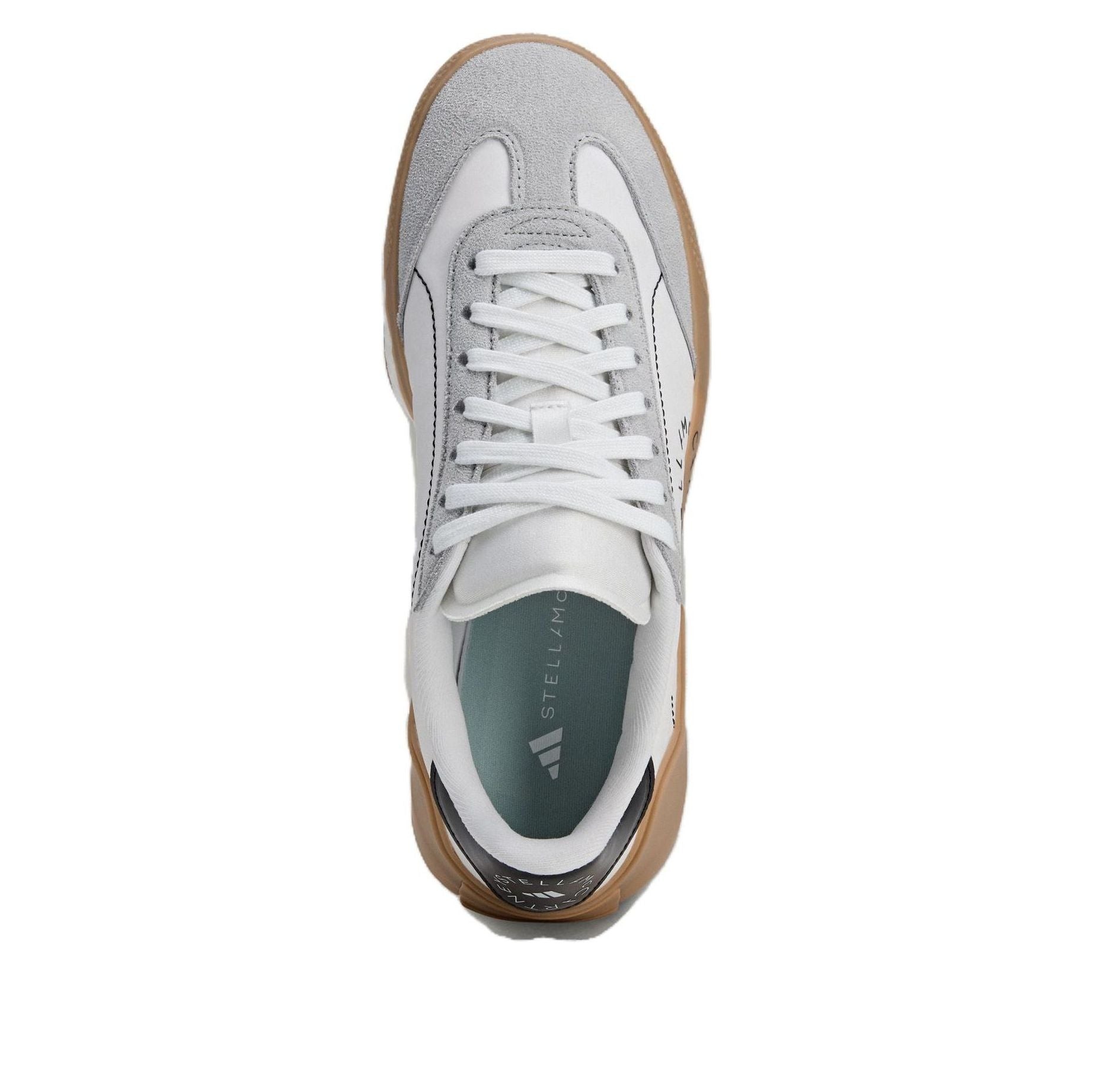 (WMNS) adidas Court Boost By Stella Mccartney 'Cloud White Charcoal Core Black' IE8768 - 4