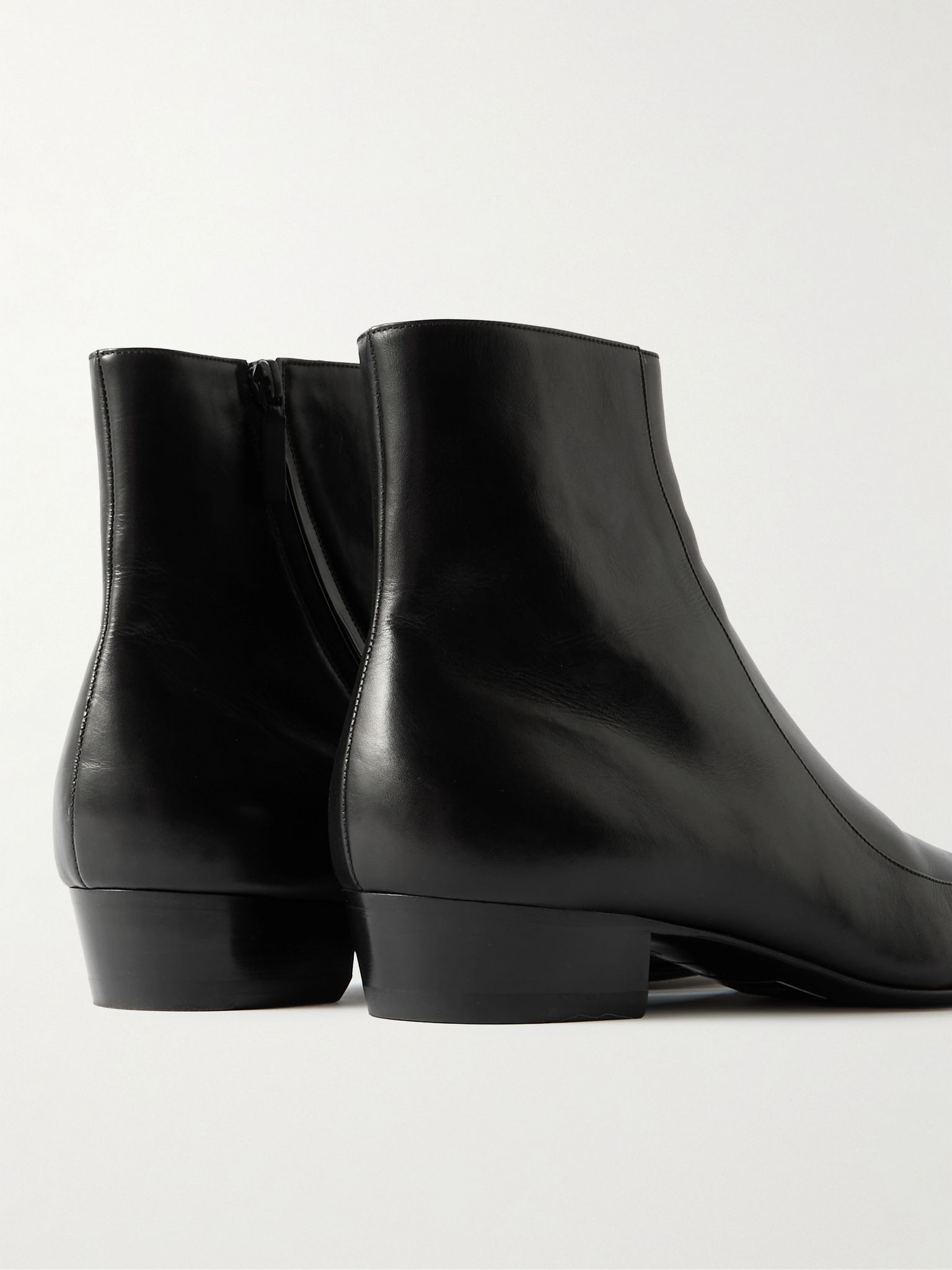 Augustin Leather Boots Black - 5