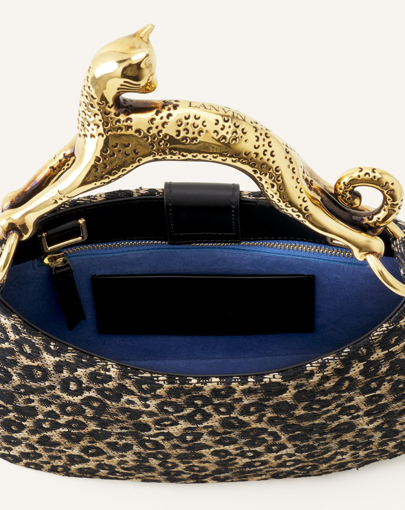 HOBO CAT BAG IN RAFFIA LEOPARD PRINT 6