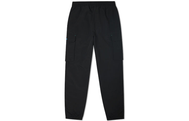 Converse Woven Cargo Multiple Pockets Casual Jogging Sports Long Pants/Trousers Dark Black 10021104- - 2