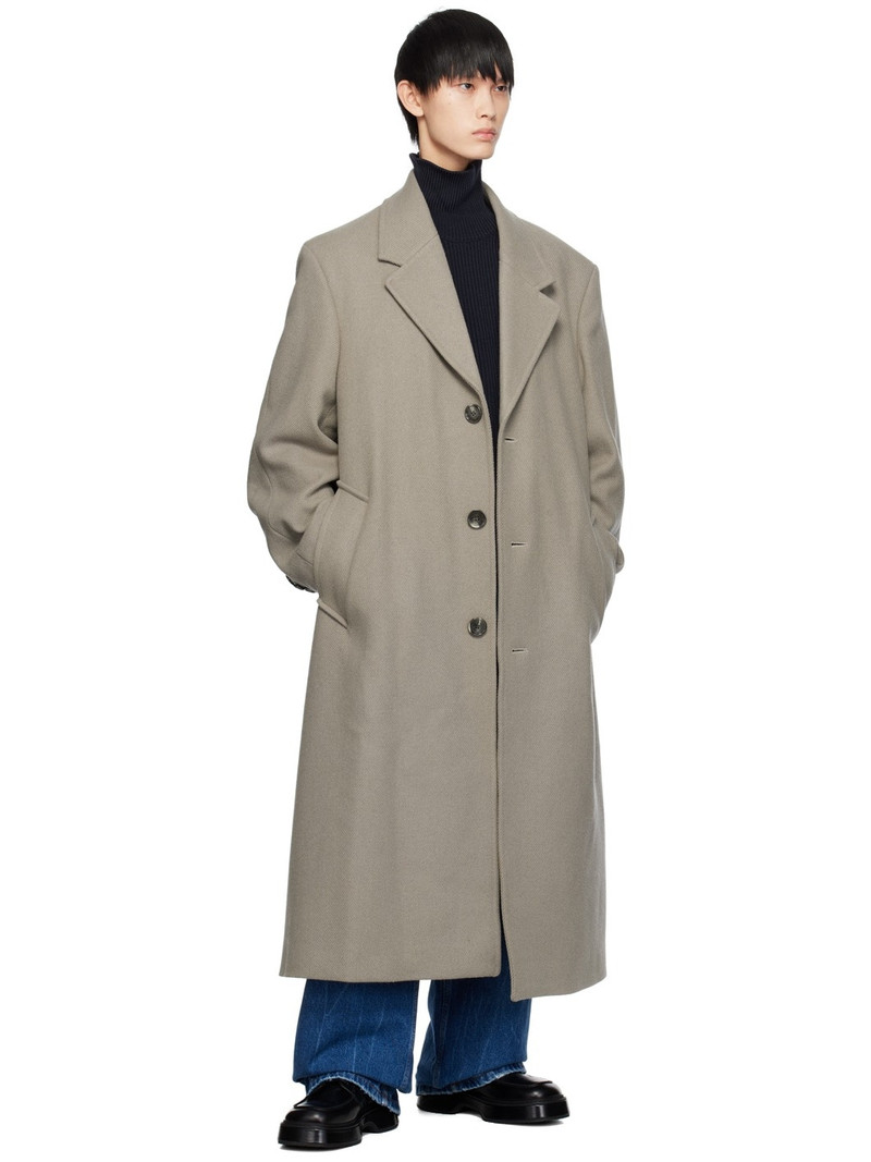 AMI Paris Navy Rib Turtleneck outlook
