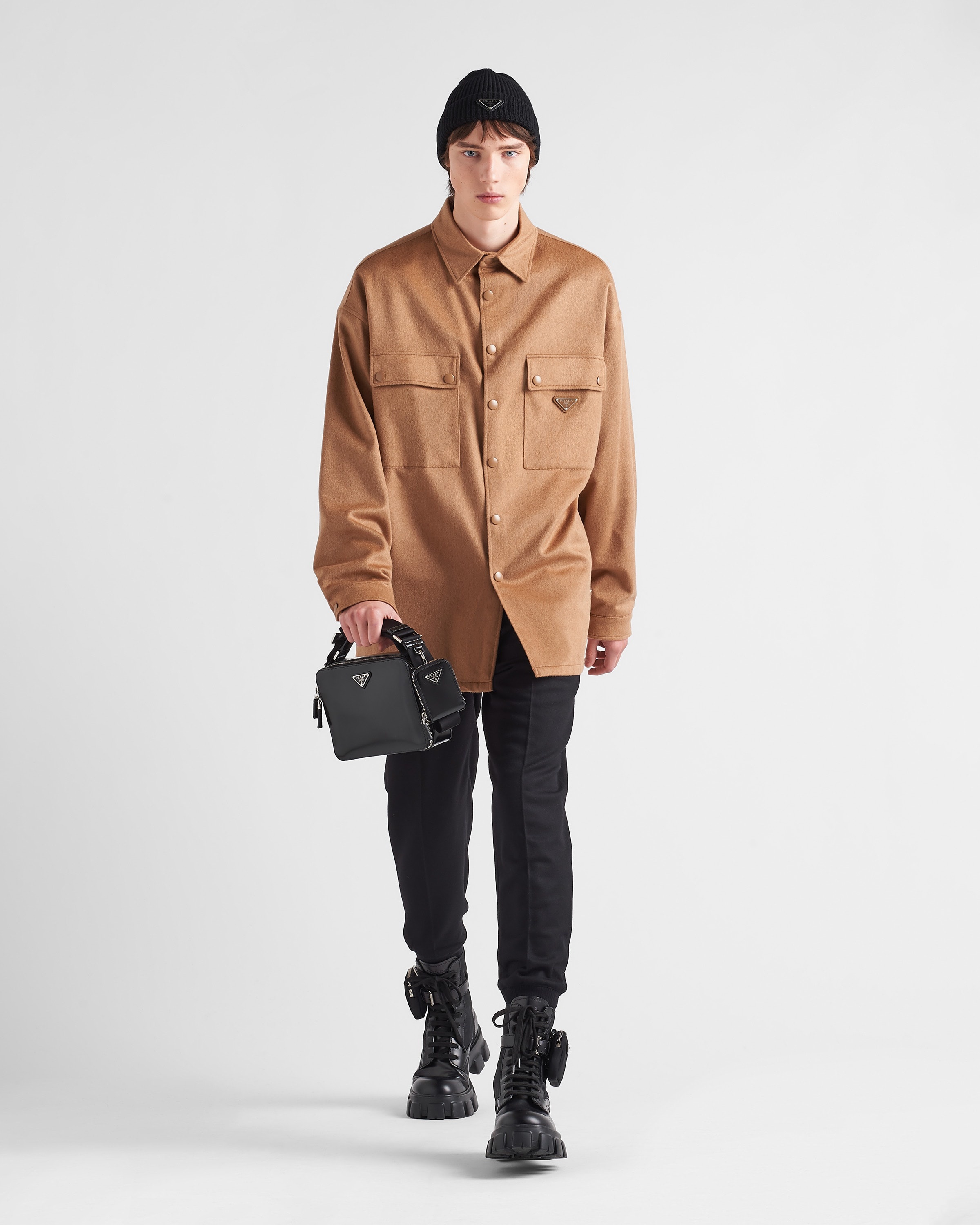 Prada Camel-hair shirt | REVERSIBLE