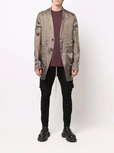 Rick Owens Lido single-breasted jacket outlook