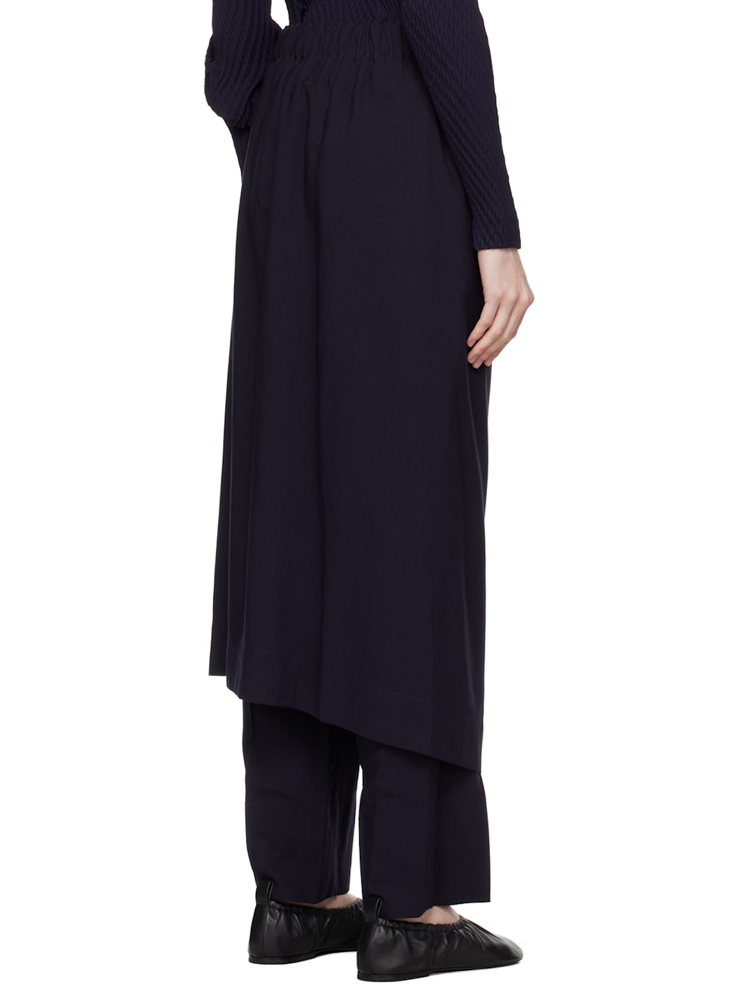 Navy Two As One Trousers - 3