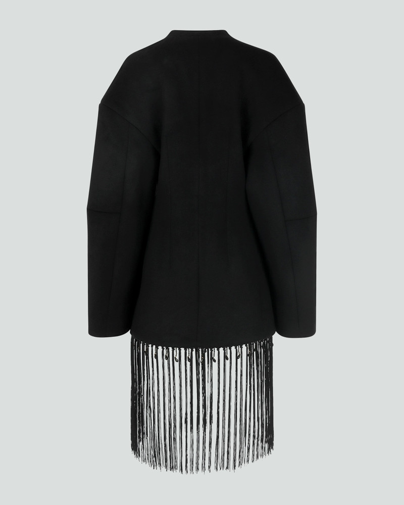 entire studios FRINGED MINI CLOAK OPAL outlook