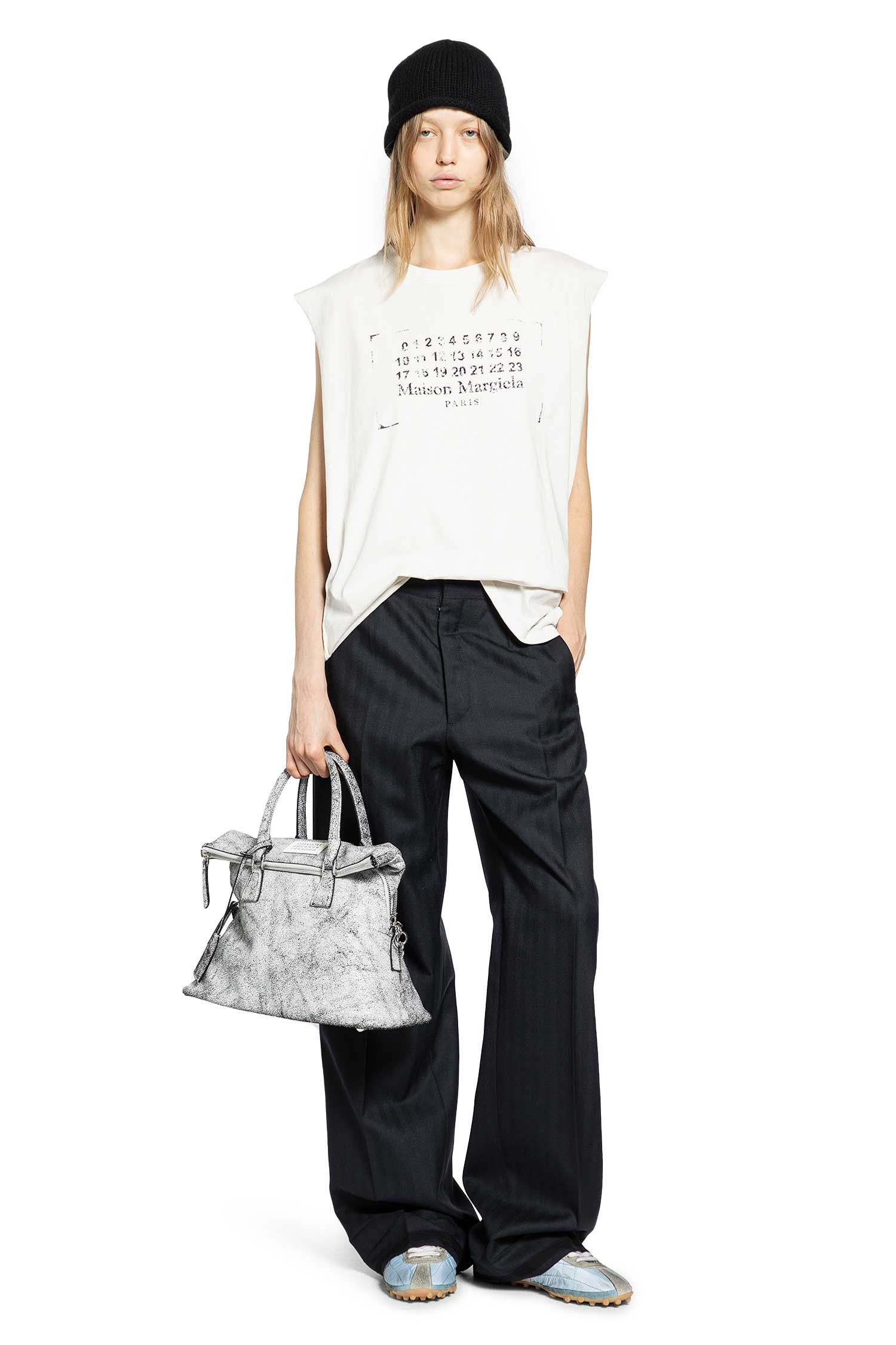Maison Margiela Woman Off-white T-shirts & Tank Tops - 5