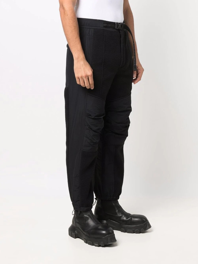 logo-waistband panelled 트랙 바지 4