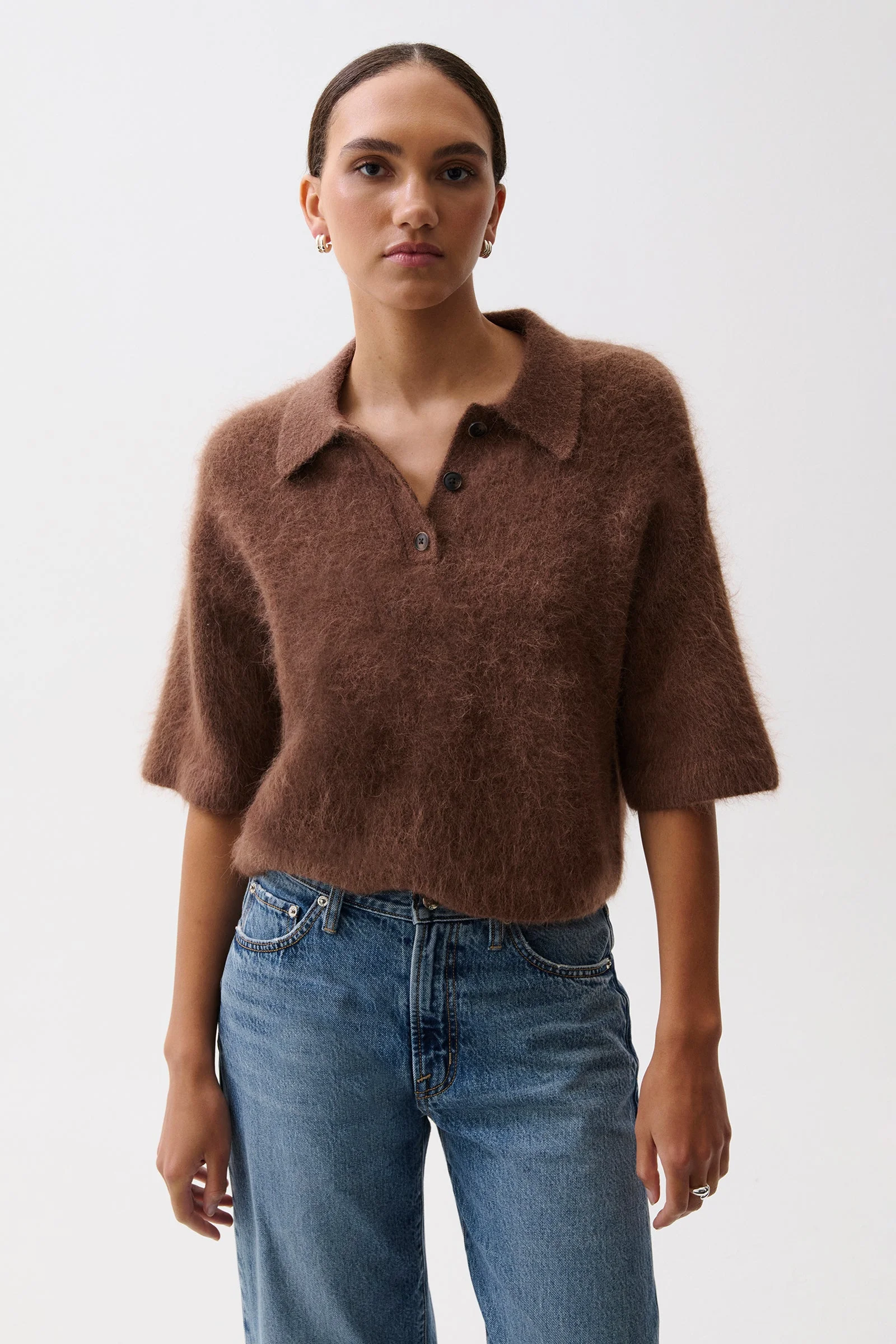 NADYA POLO SWEATER - ROCHE - 1