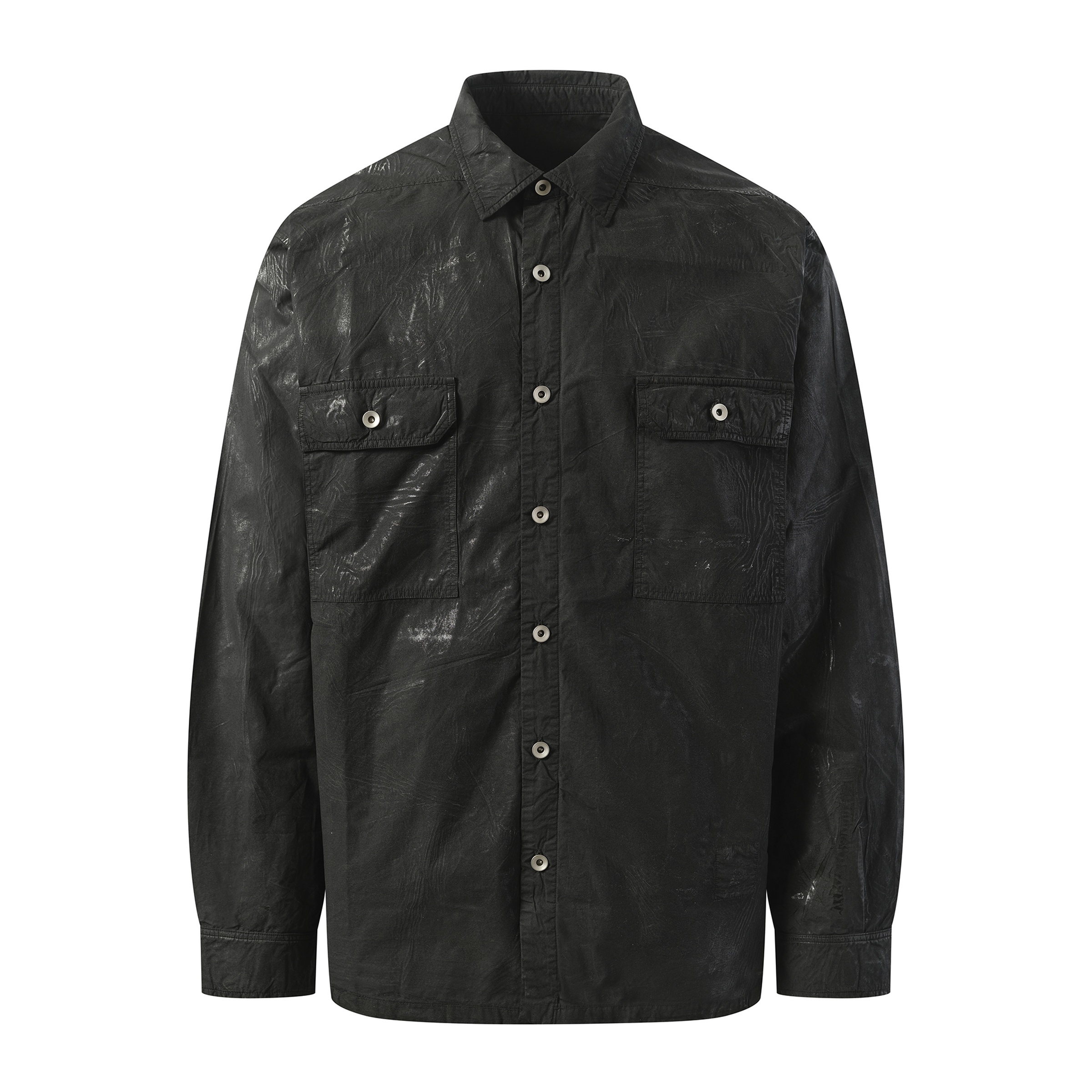 Denim Jumbo Outershirt in Black - 2