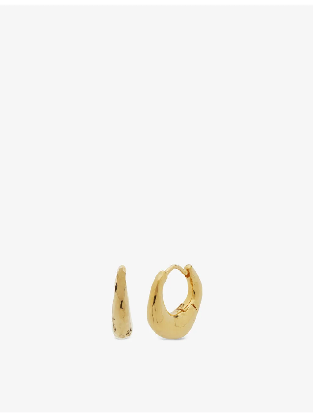 Deia 18ct gold-plated vermeil silver earrings - 1