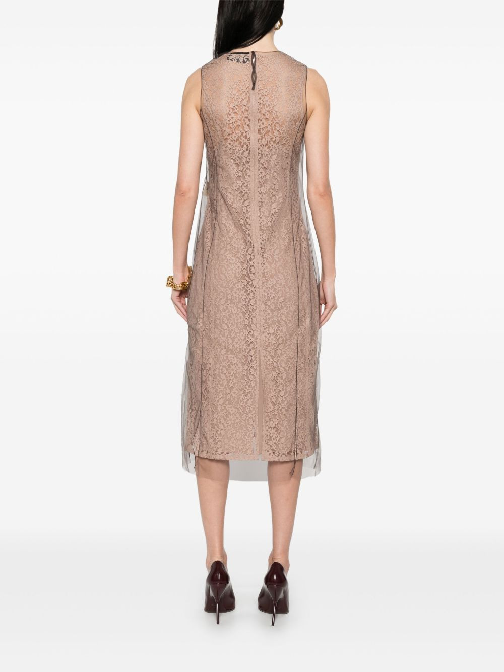 Fendi Women Lace Midi Dress - 3