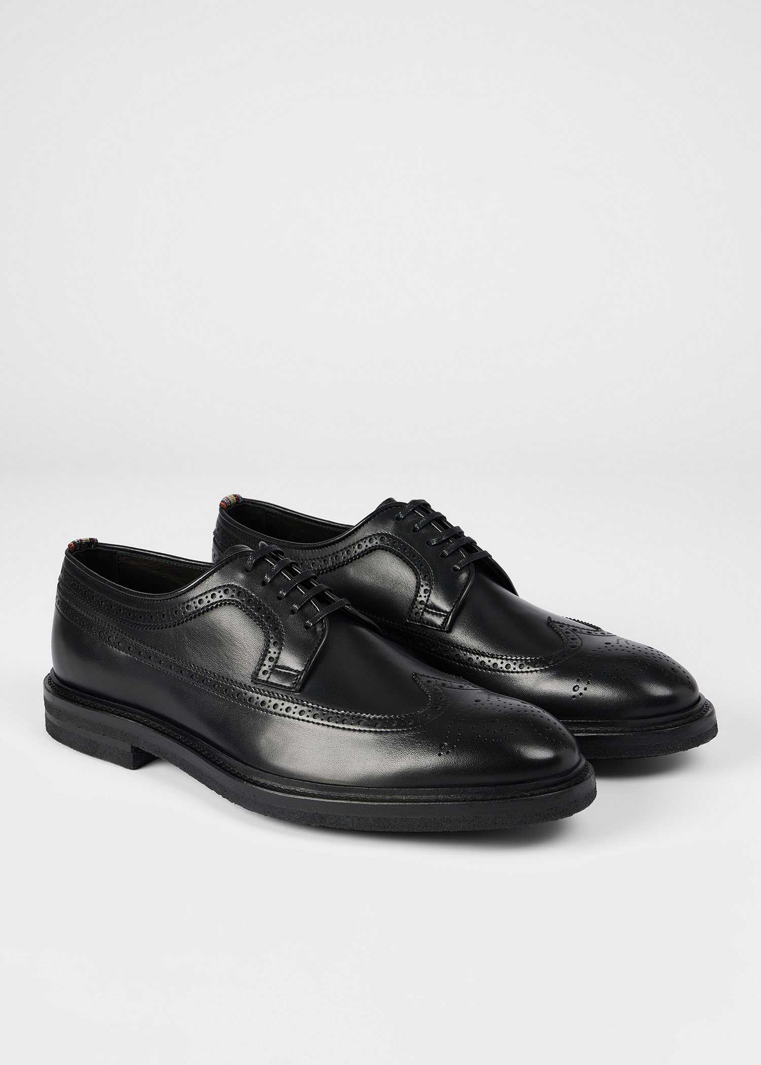 Black 'Imperial' Leather Shoes - 4
