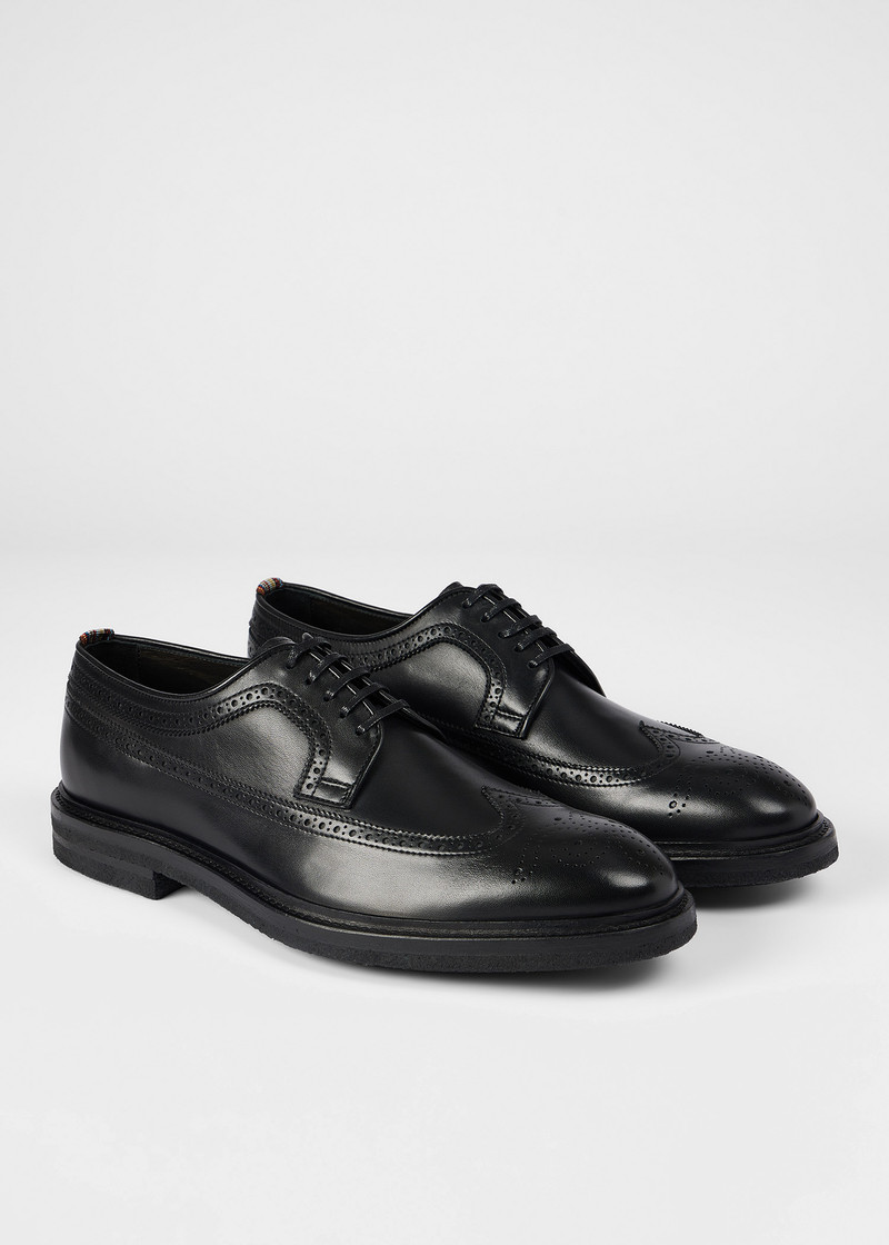 Black 'Imperial' Leather Shoes 4