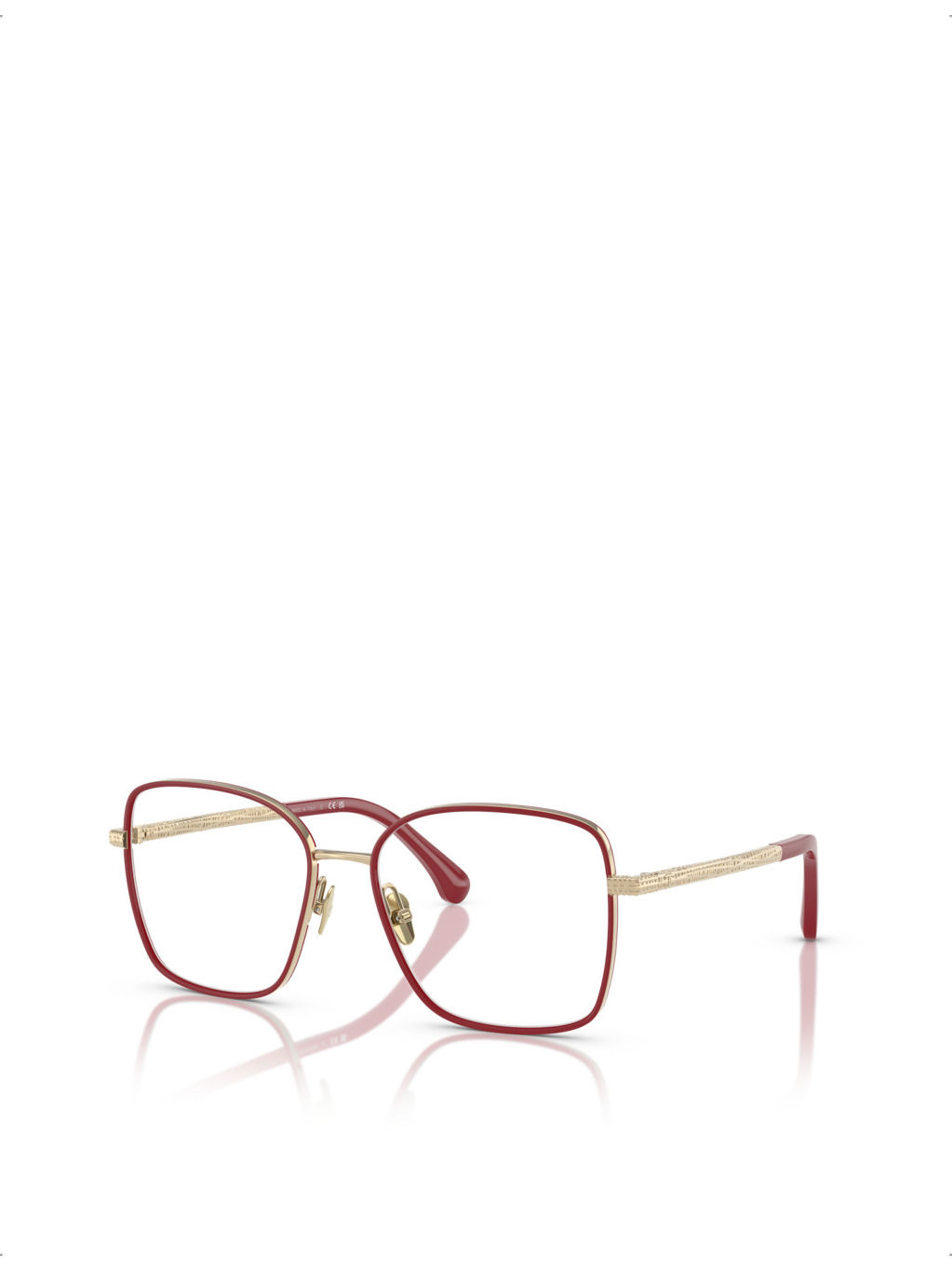 CH2216J Square-Frame Metal Optical Glasses - 2