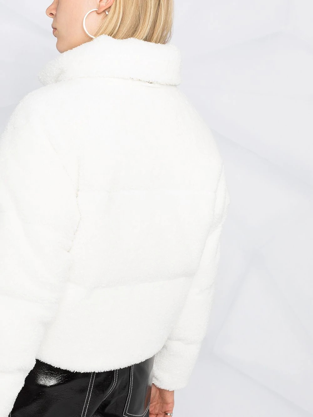 faux-shearling puffer jacket - 3