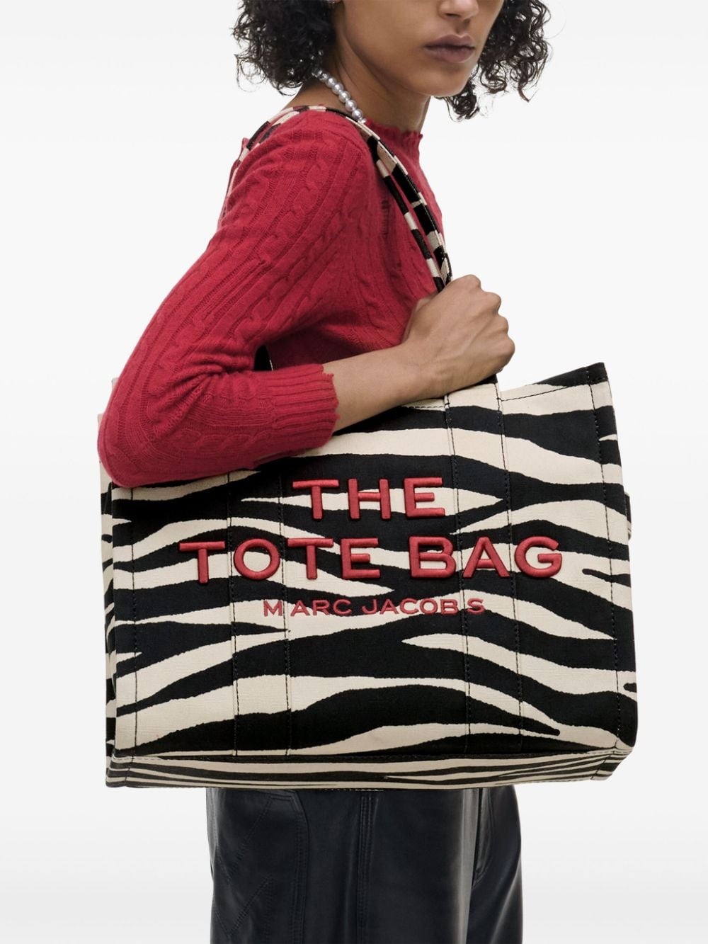Zebra-print tote bag - 2