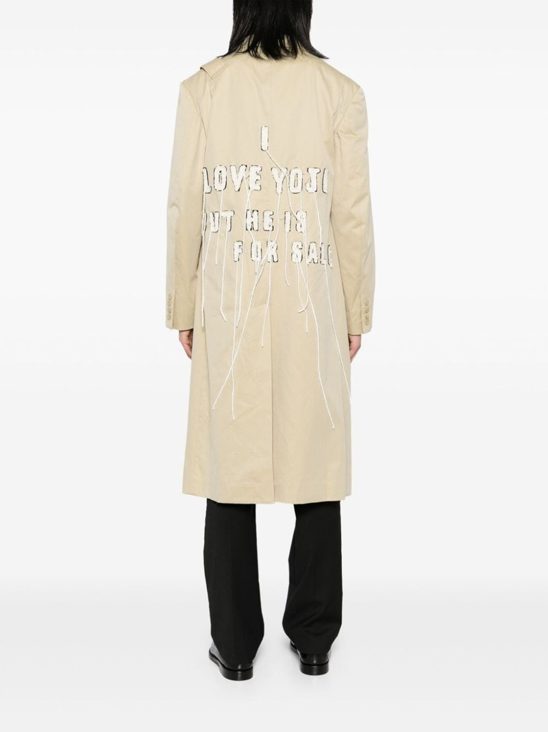 slogan patch single-breasted blazer 4