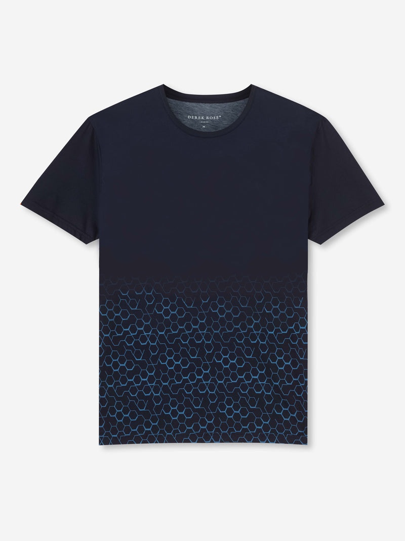 Men's T-Shirt Robin 9 Pima Cotton Navy - 1
