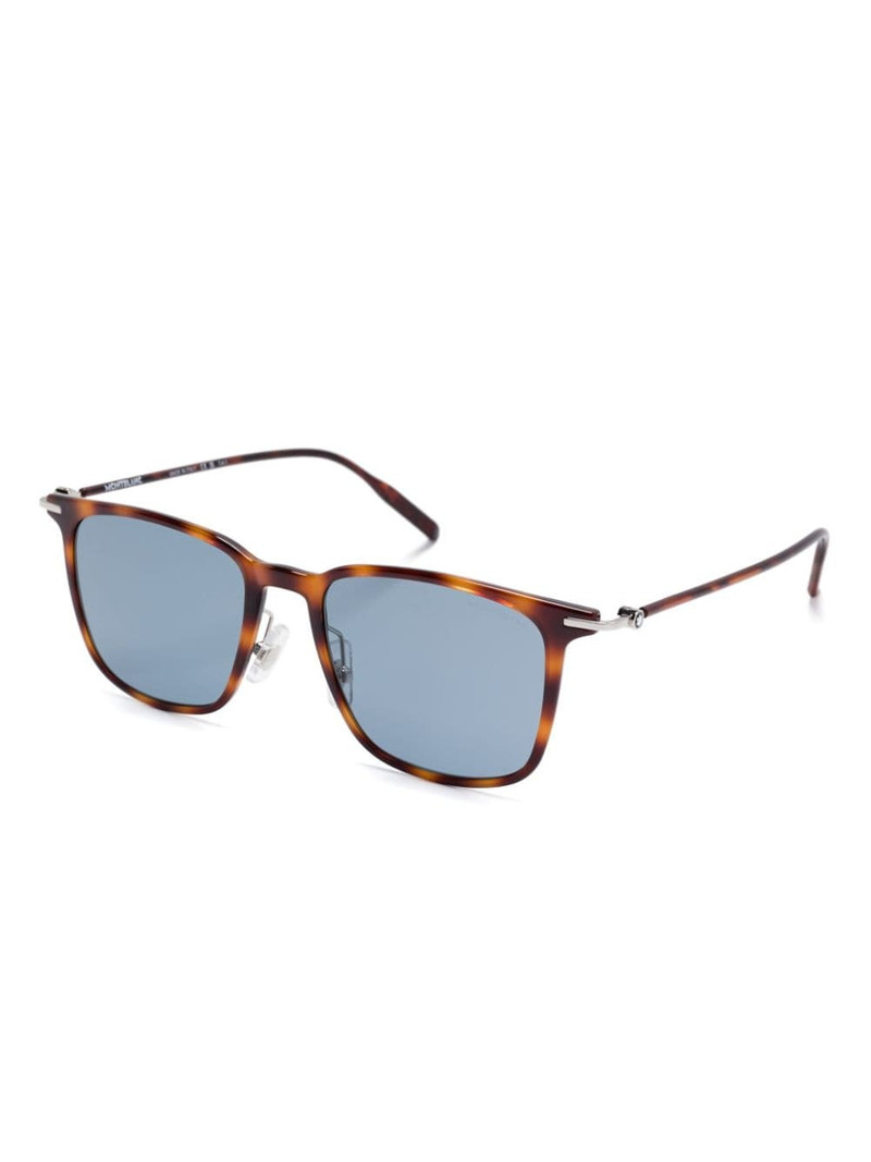 Montblanc tortoiseshell-effect sunglasses outlook