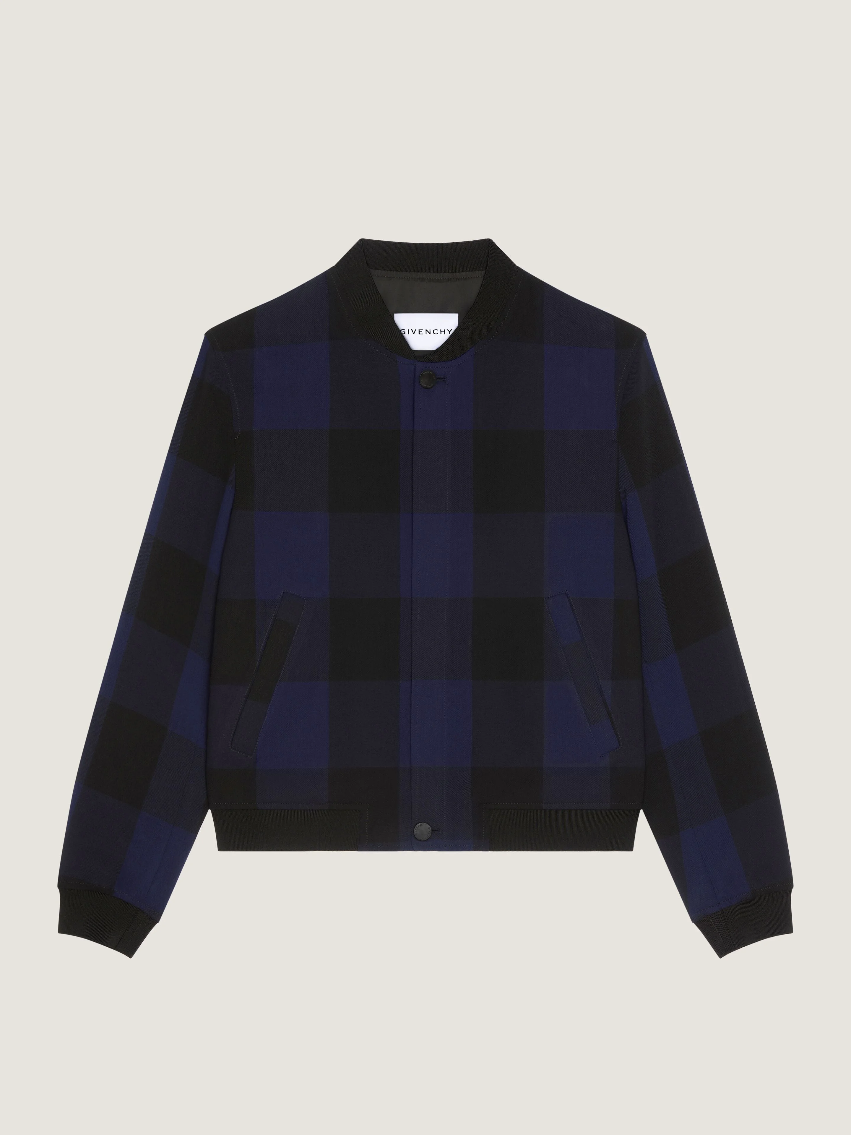 LIGHT BLOUSON IN CHECKED JACQUARD - 1