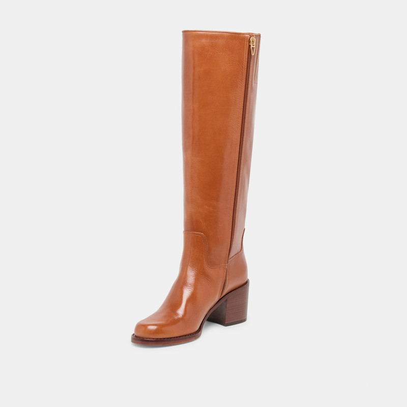 LUCYLE BOOTS TAN LEATHER 6