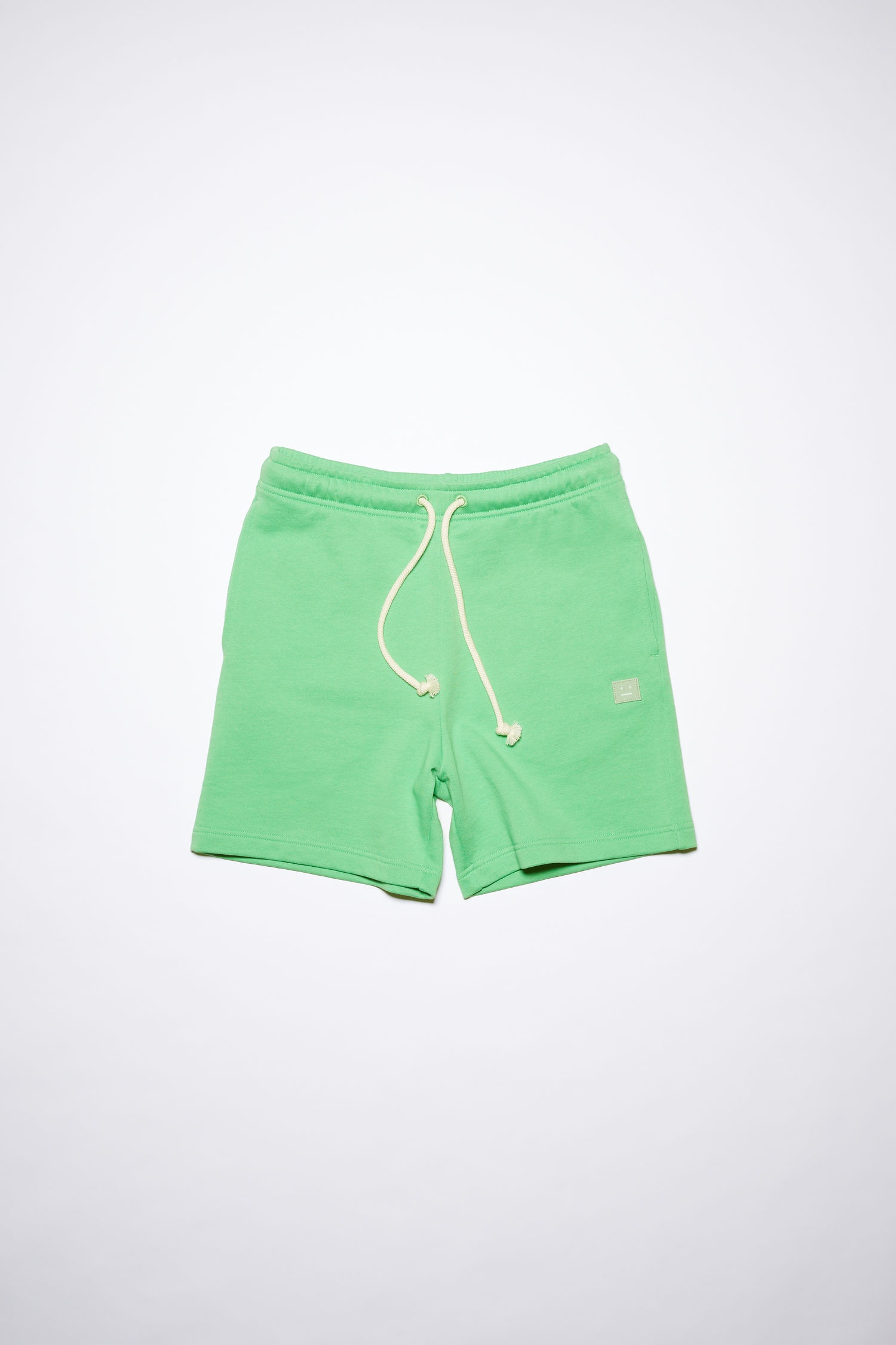 Fleece sweat shorts - Fern green - 1