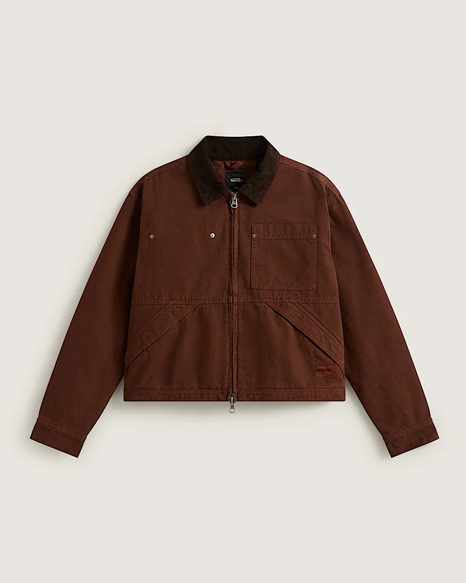 Nicola Cropped Chore Canvas Jacket - 1