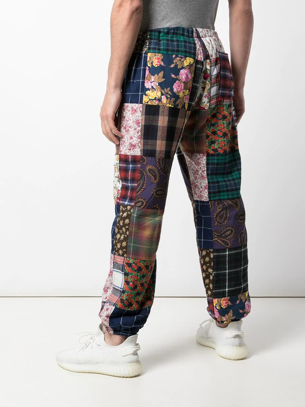 Patchwork track pants - 4