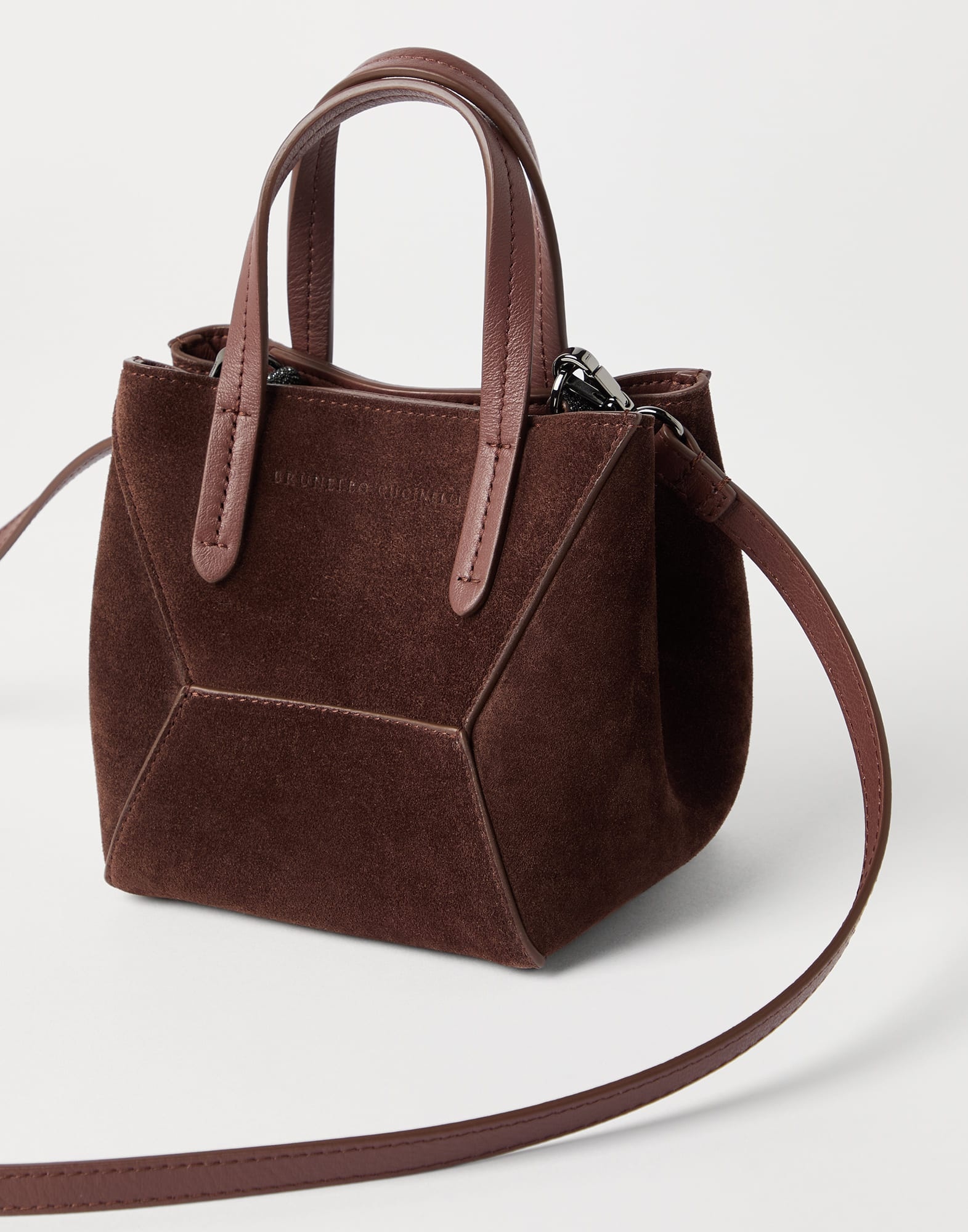 BC Duo mini bag in suede with monili - 3