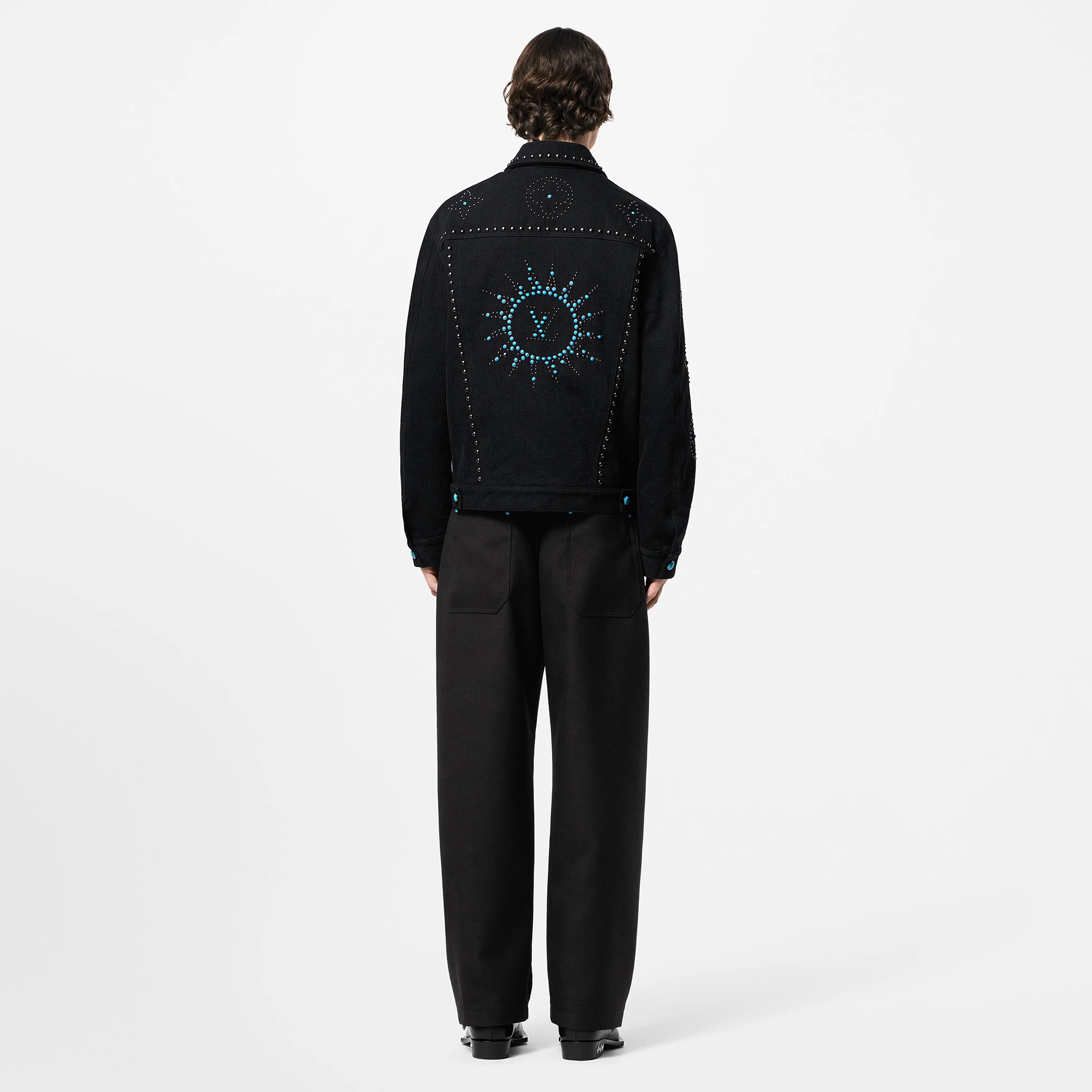 Embroidered Denim Jacket - 3