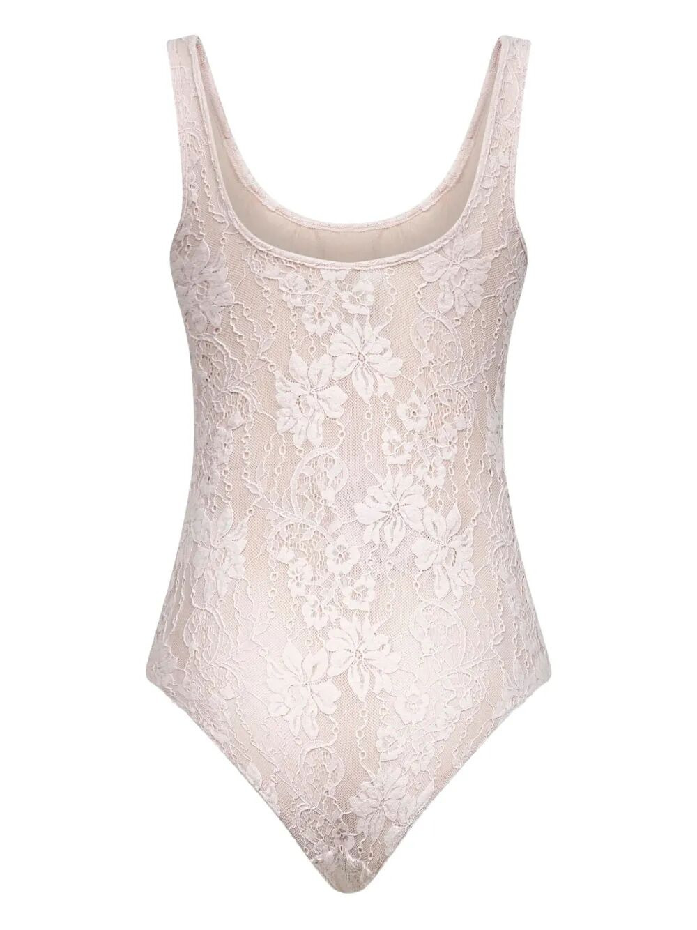 Lace Scoop Bodysuit - 2