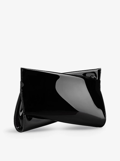 Christian Louboutin Loubitwist small patent-leather clutch bag outlook