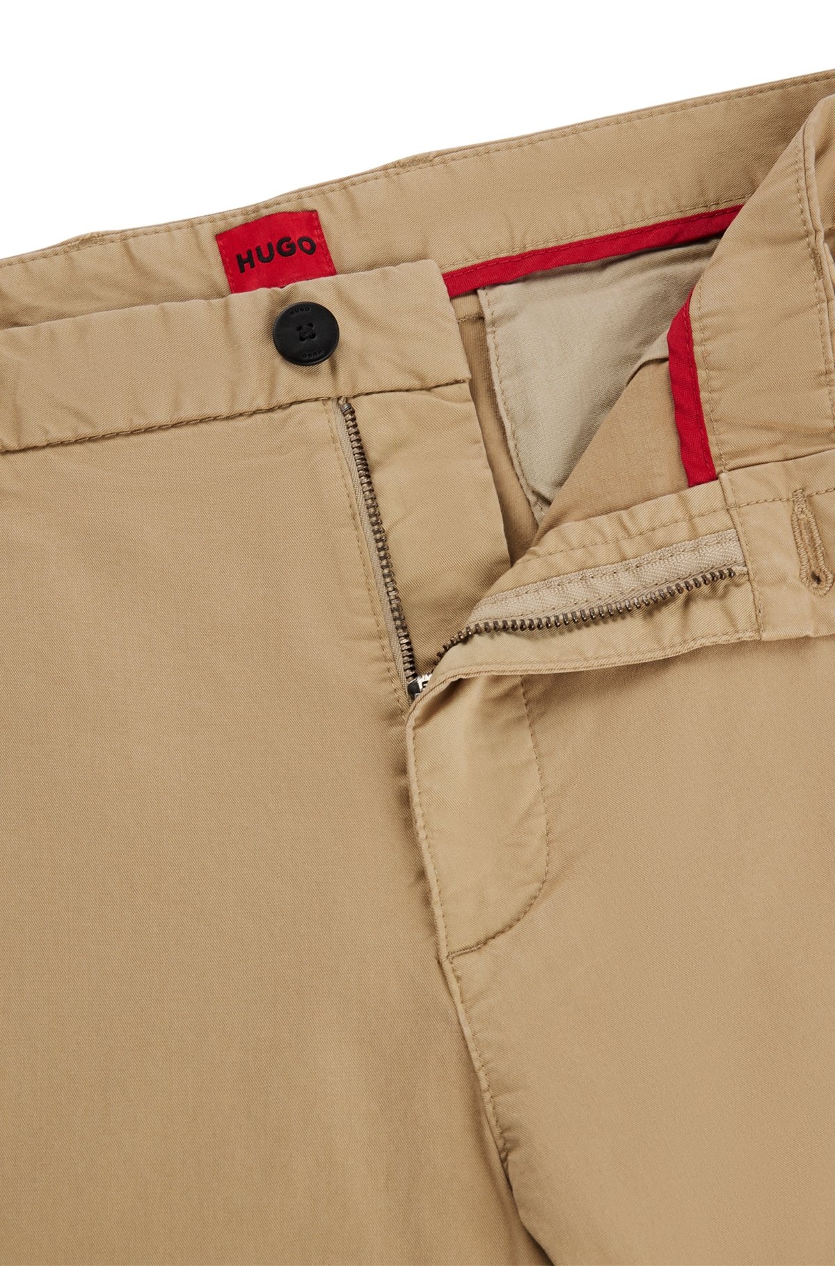 SLIM-FIT CHINOS IN STRETCH-COTTON GABARDINE - 6