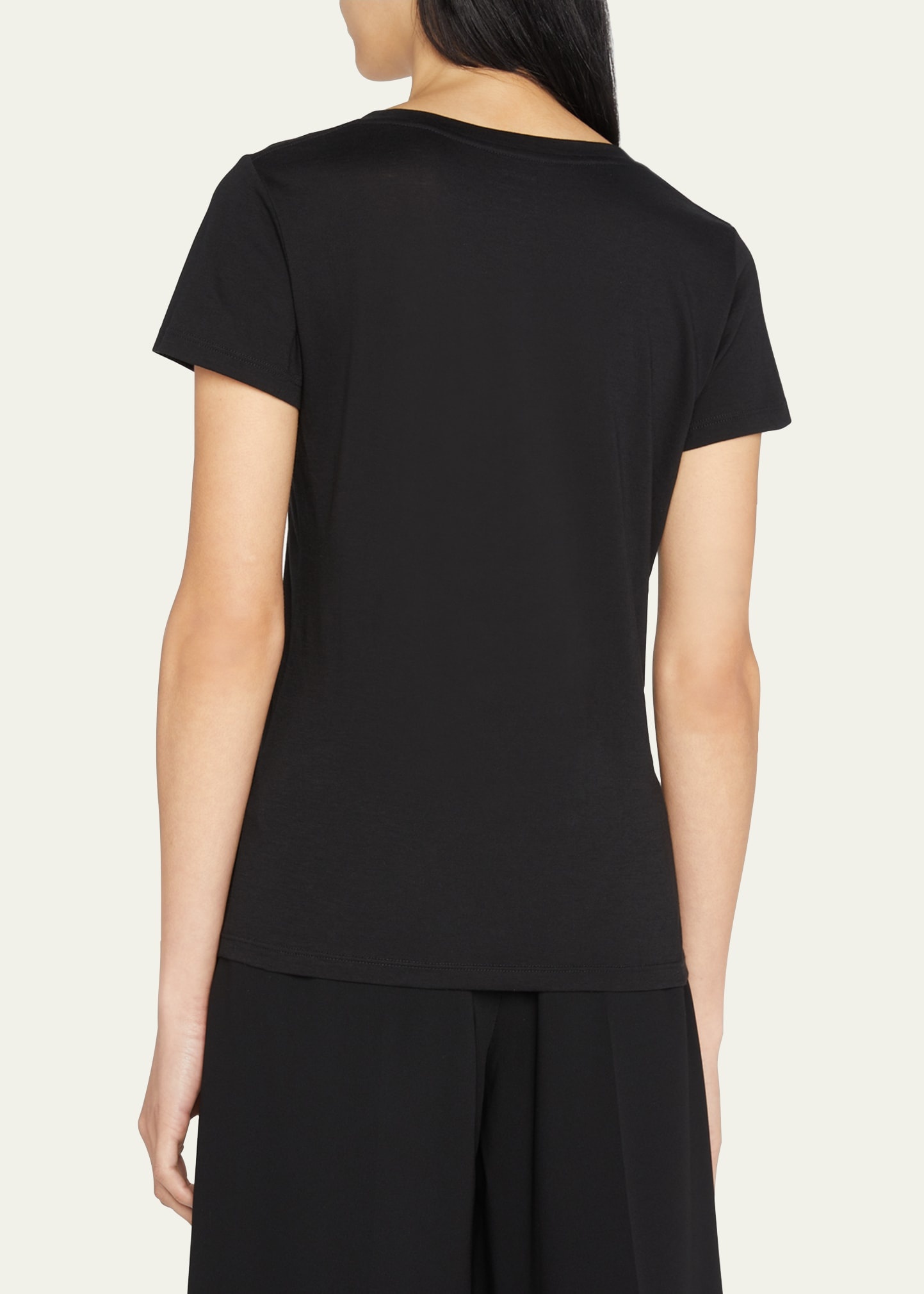 Essential Pima Cotton V-Neck Tee - 3