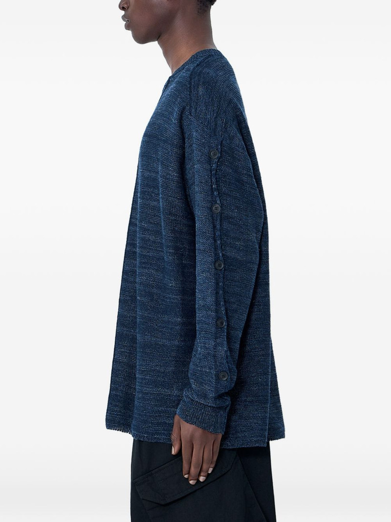 Yohji Yamamoto long-sleeve sweater outlook