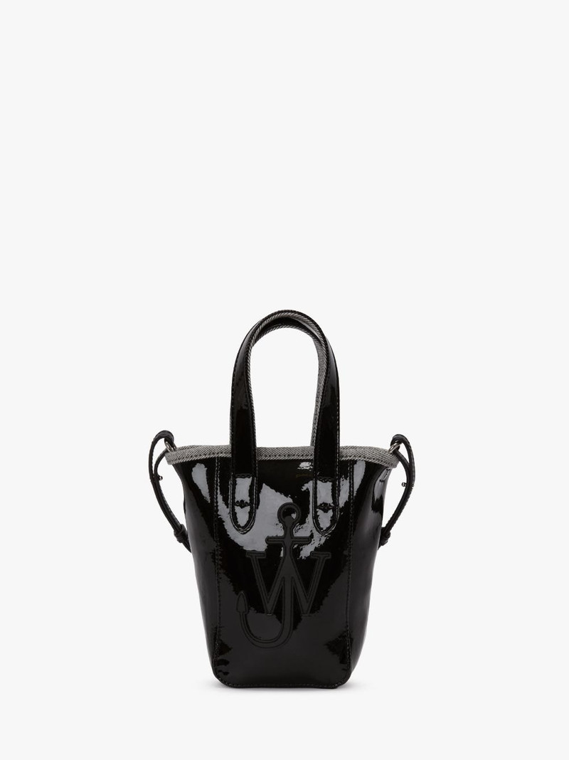 MINI BELT TOTE - MINI COATED DENIM TOTE BAG 1