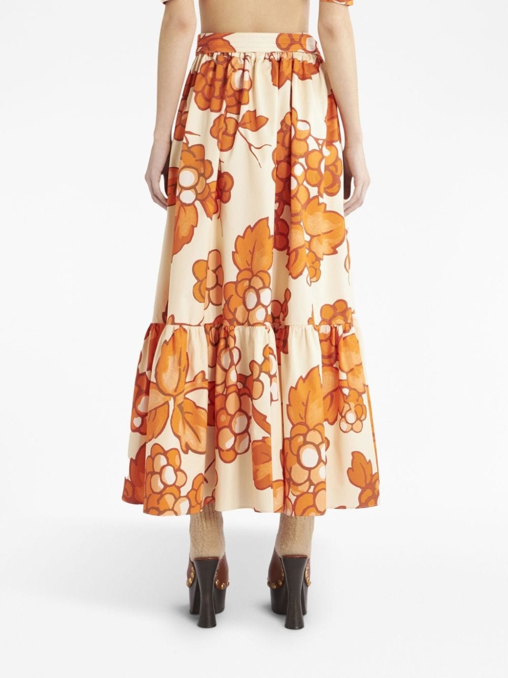 Gonna graphic-print skirt - 4