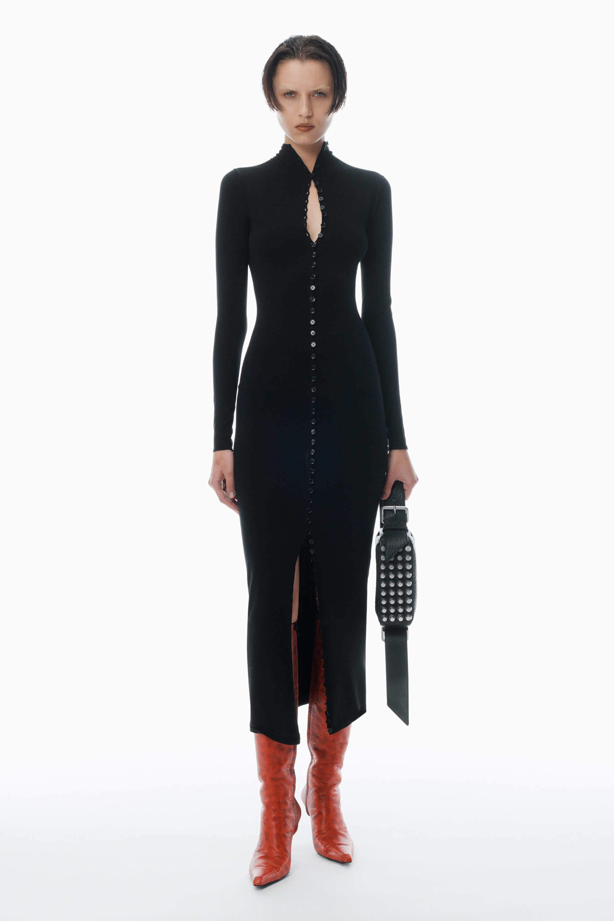 High-Neck Dress - 2