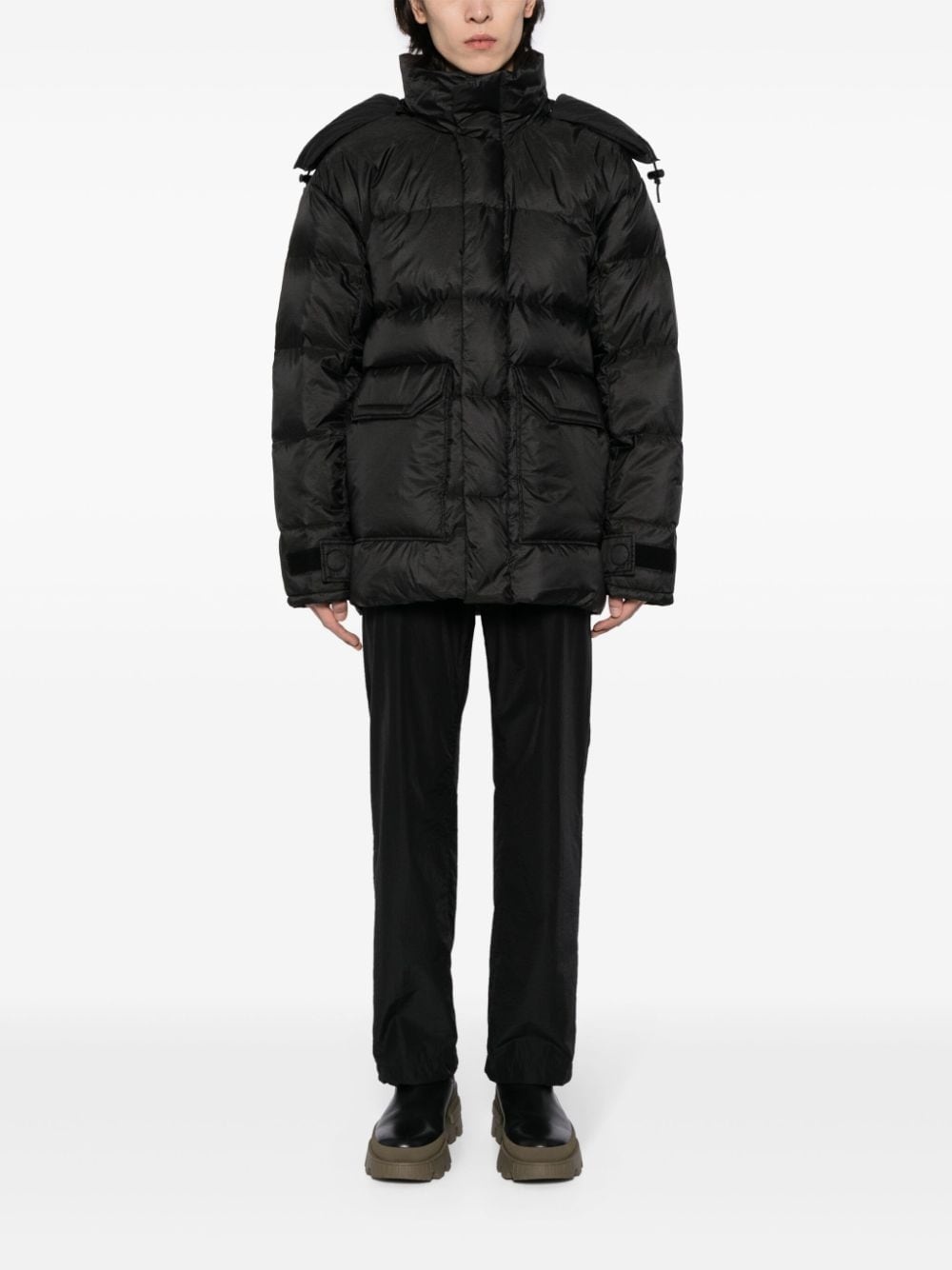 padded hooded jacket - 2
