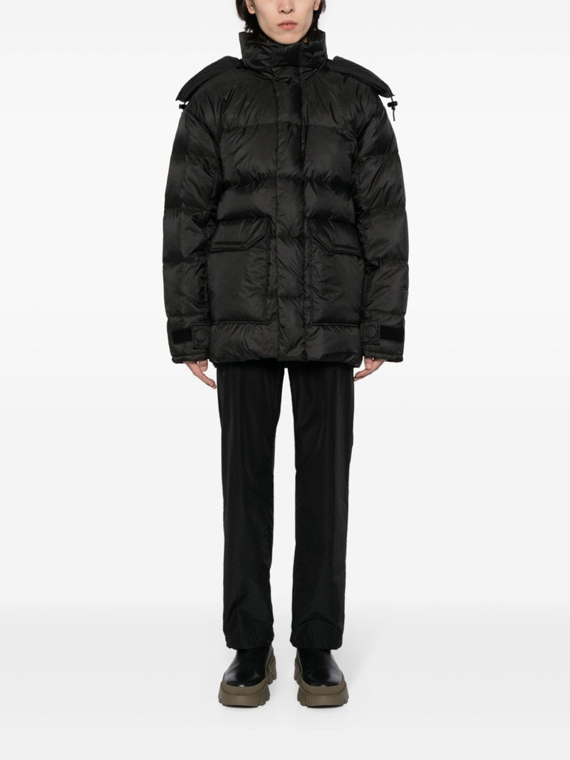 The North Face padded hooded jacket outlook