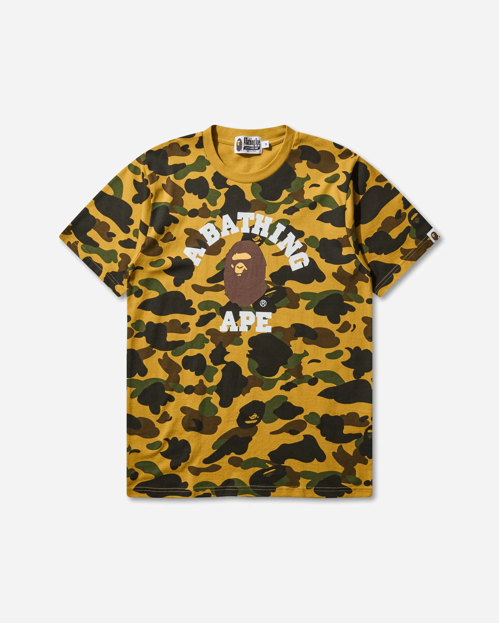 Men's 1st Camo College T-Shirt Yellow - 1