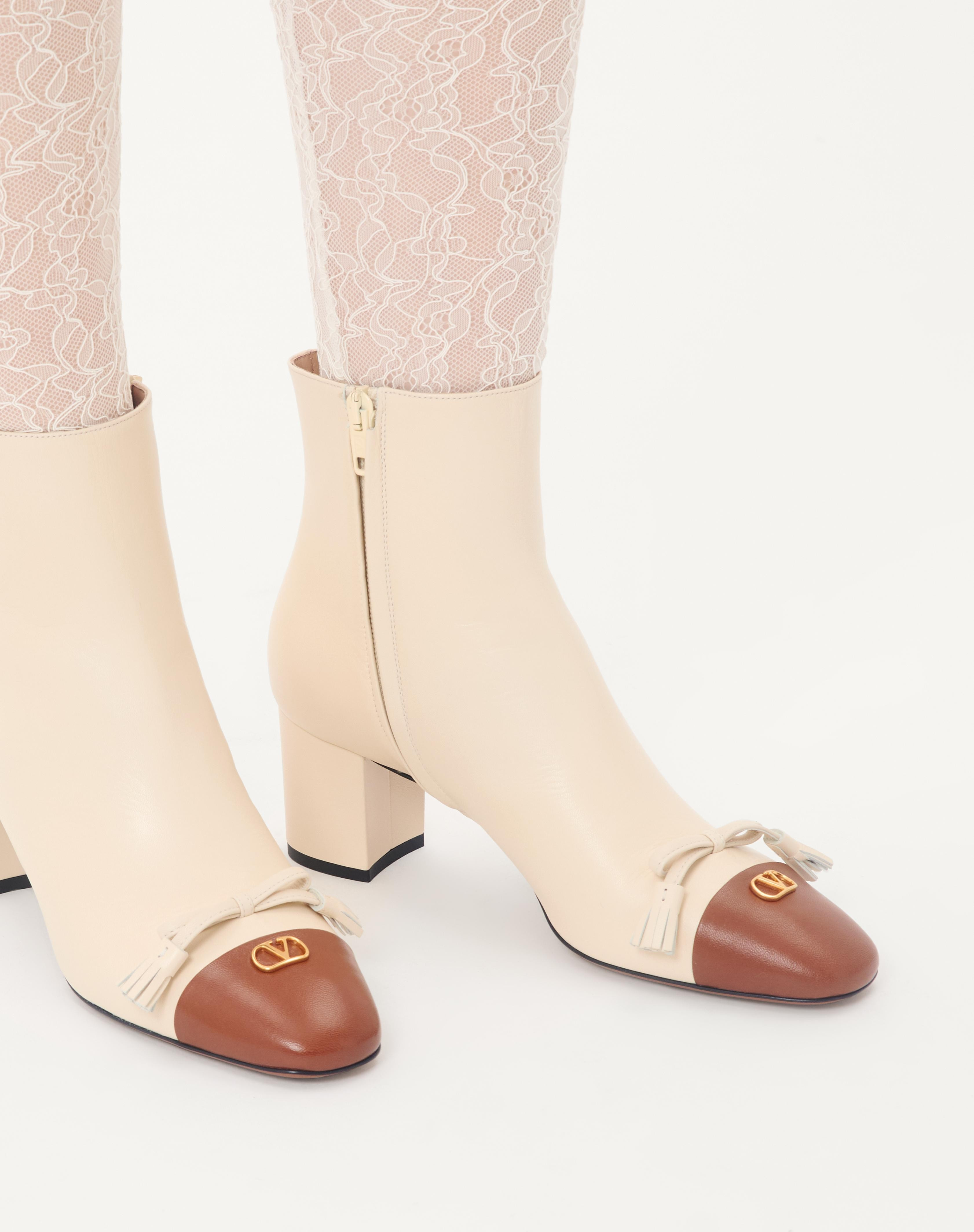 VALET DU ROI KIDSKIN LEATHER ANKLE BOOT 60MM - 2