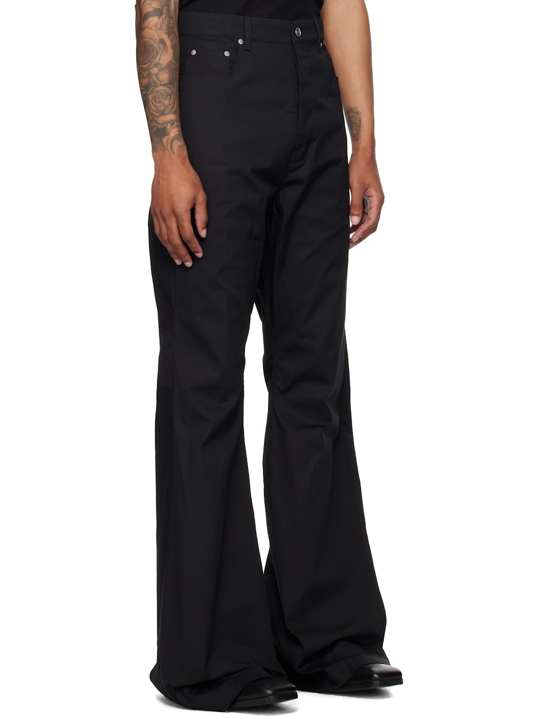 Black Concordians Bolan Bootcut Trousers - 2